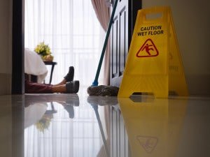 I slipped and fell even though a warning sign was posted. Can I file a personal injury claim?