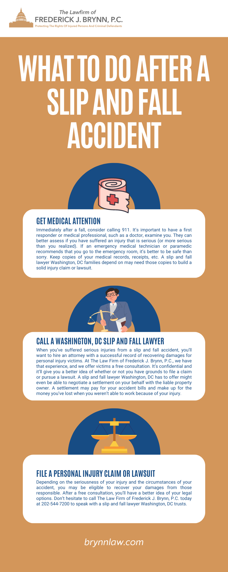 What to Do After a Slip and Fall Accident Infographic