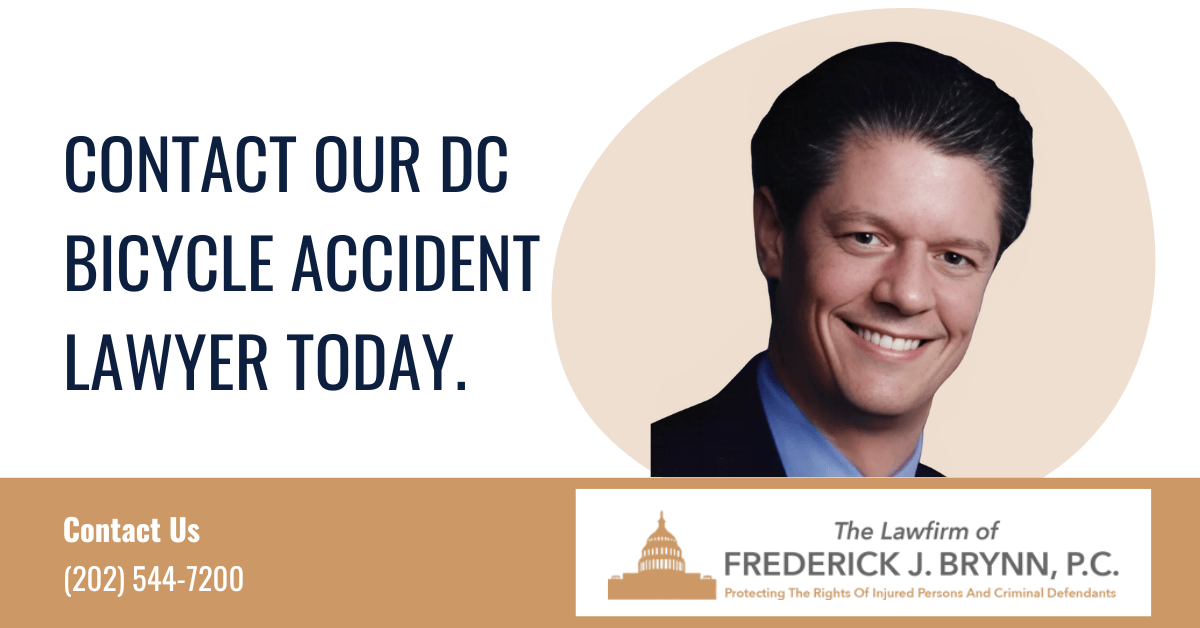 bicycle accident lawyer DC - The Law Firm of Frederick J. Brynn, P.C.