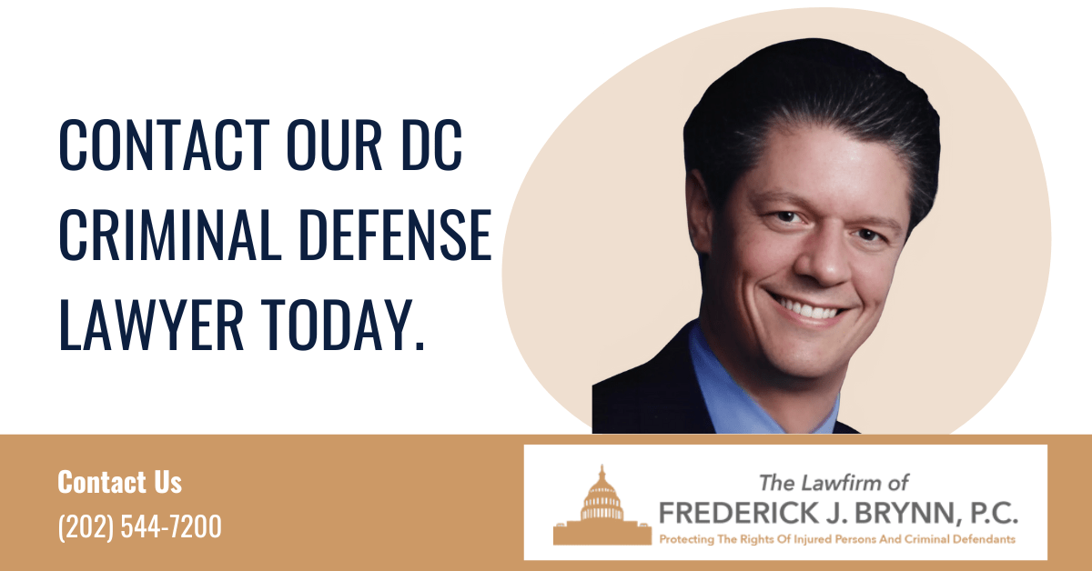 criminal defense lawyer DC - The Law Firm of Frederick J. Brynn, P.C.