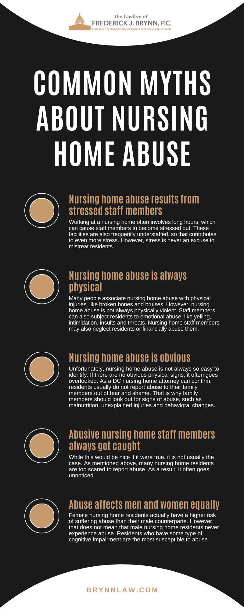 Common Myths About Nursing Home Abuse Infographic